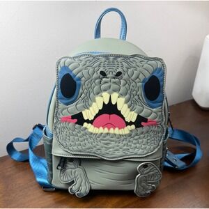 Loungefly Funko Pop Jurassic Park "Blue" velociraptor backpack New with Tag